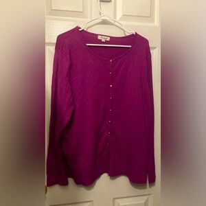 Jessica fuchsia cardigan